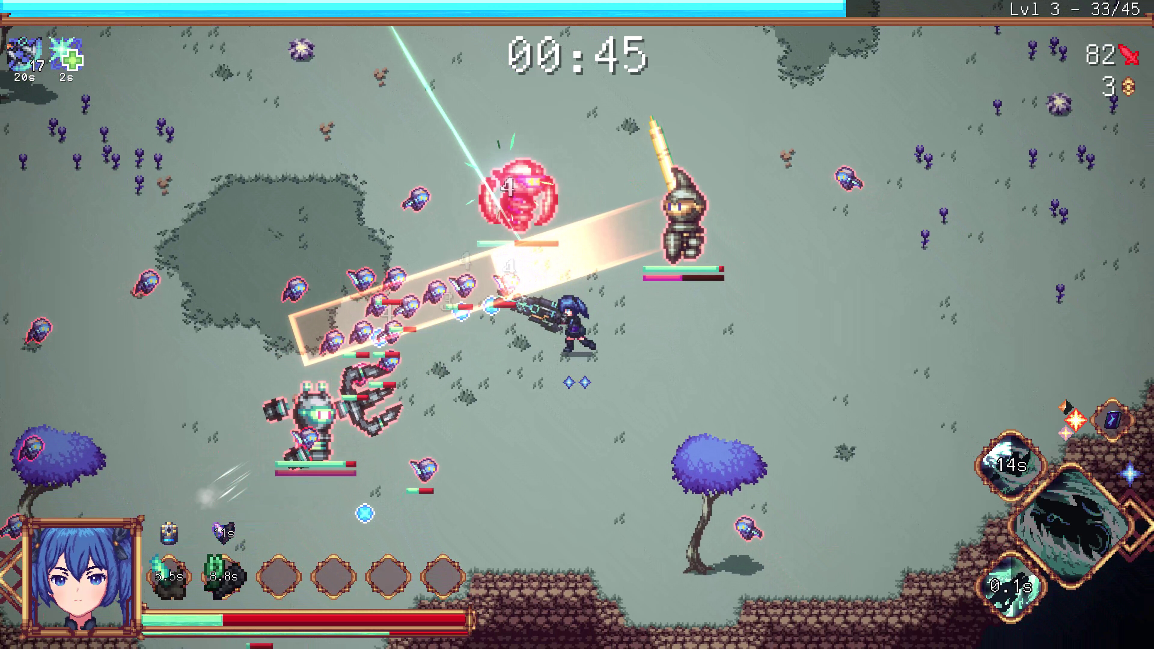 『Second Stellar』日本語対応の体験版が配信開始。ふたりのキャラを切り替えながら敵を殲滅するゲーム_004