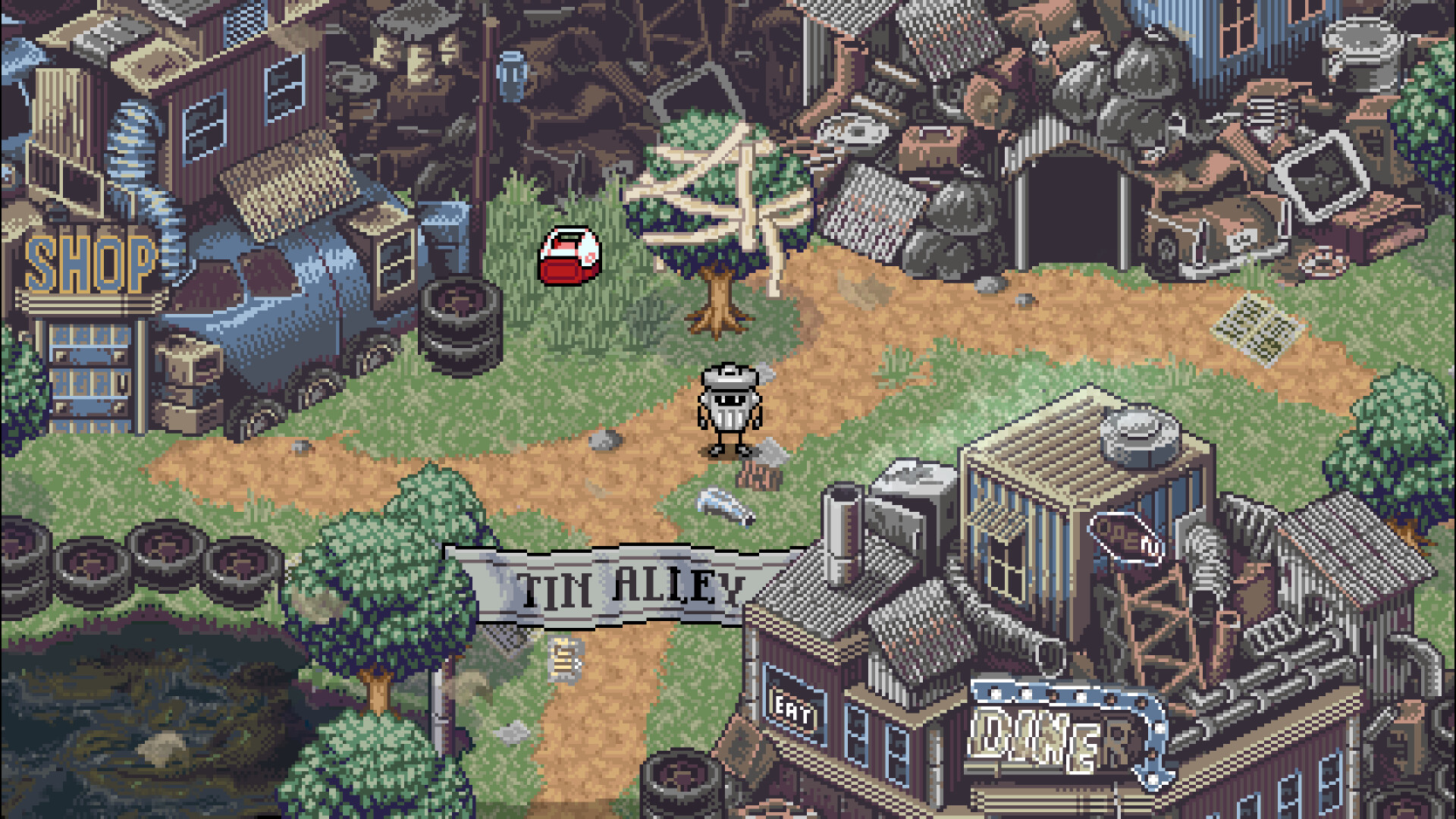 『Kingdoms of the Dump』11月19日に発売決定。“生きたゴミ”が存在する世界を旅するスーファミ風RPG_001
