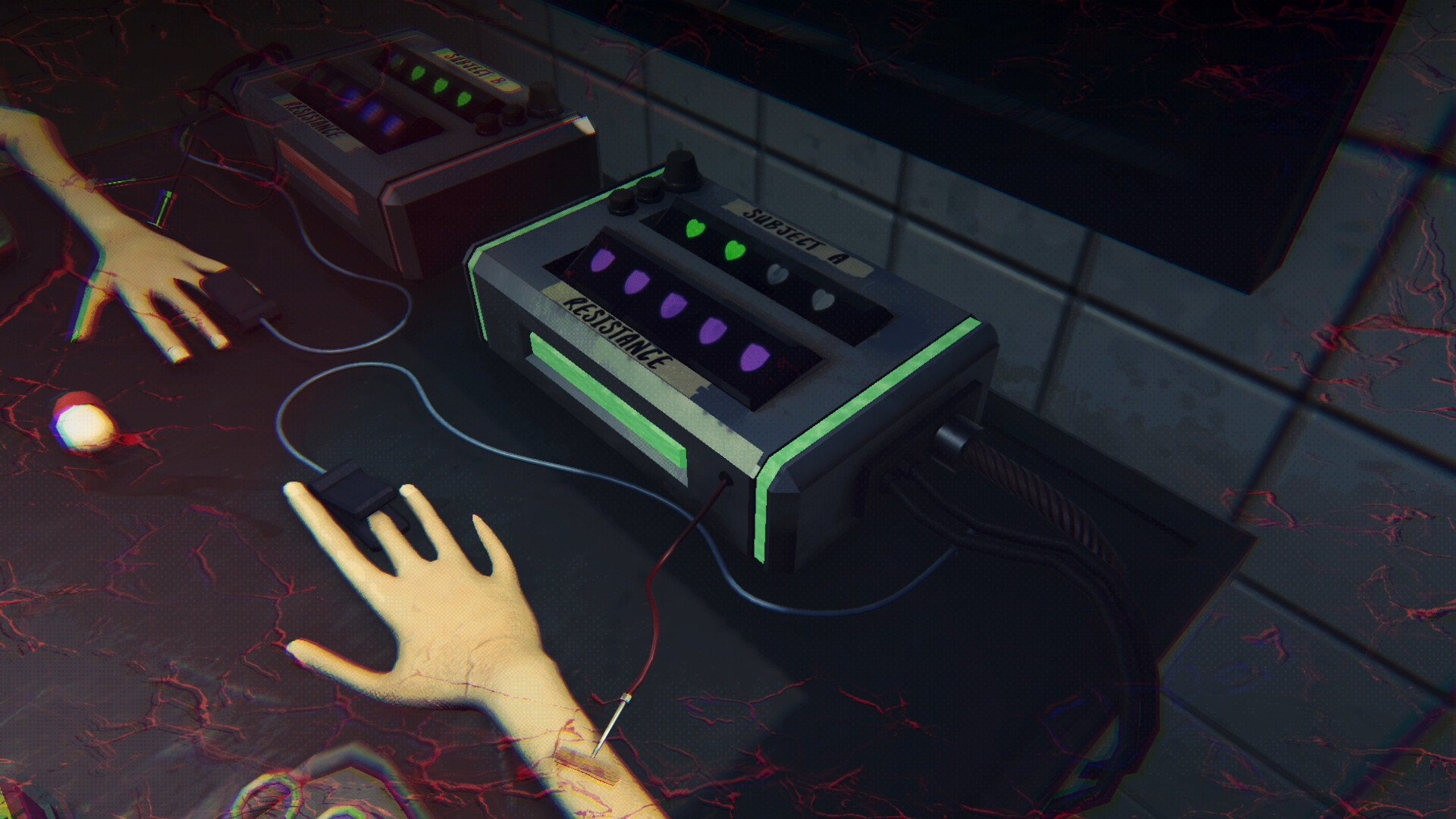 『SIDE EFFECTS』の体験版が配信中。「錠剤」でロシアンルーレットをするギャンブルホラーゲーム_003