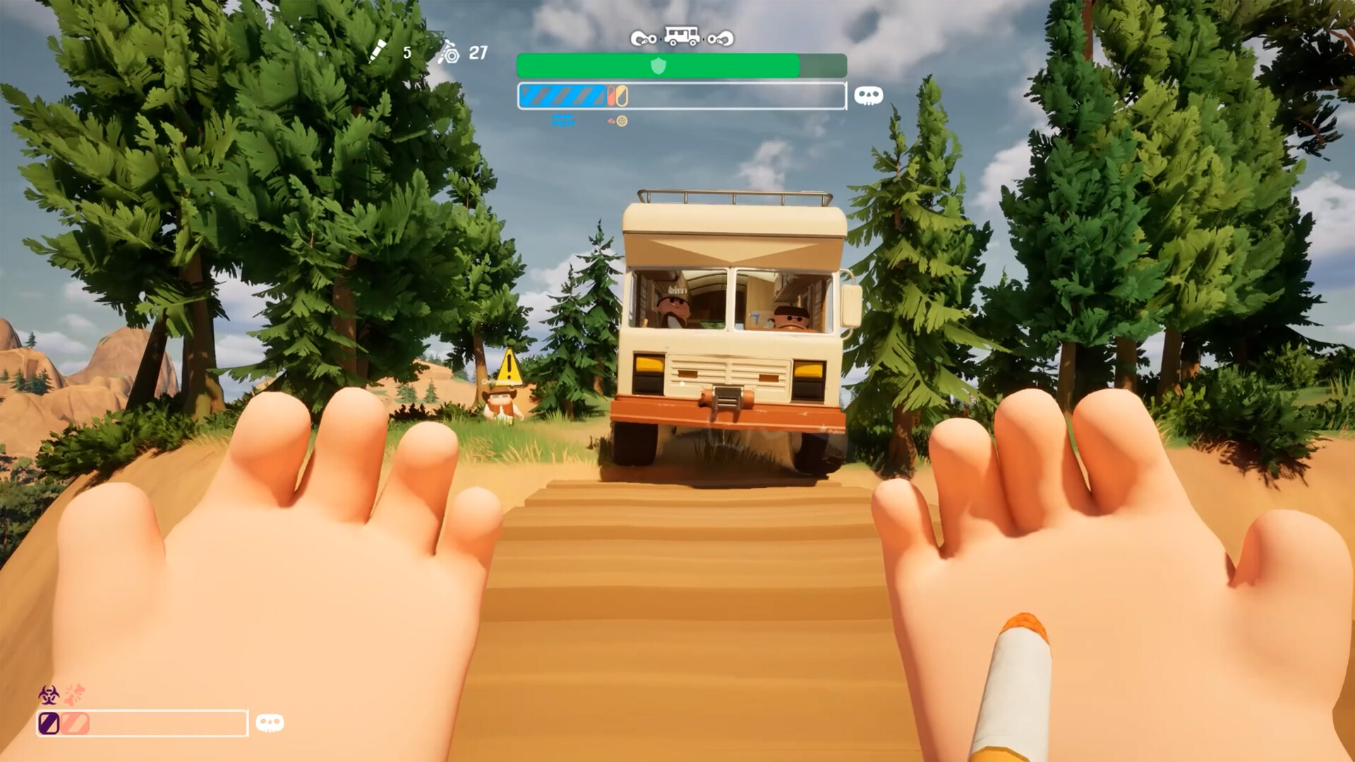 『RV There Yet?』が配信開始。キャンピングカーで渓谷からの脱出を目指す最大4人協力マルチゲーム_001