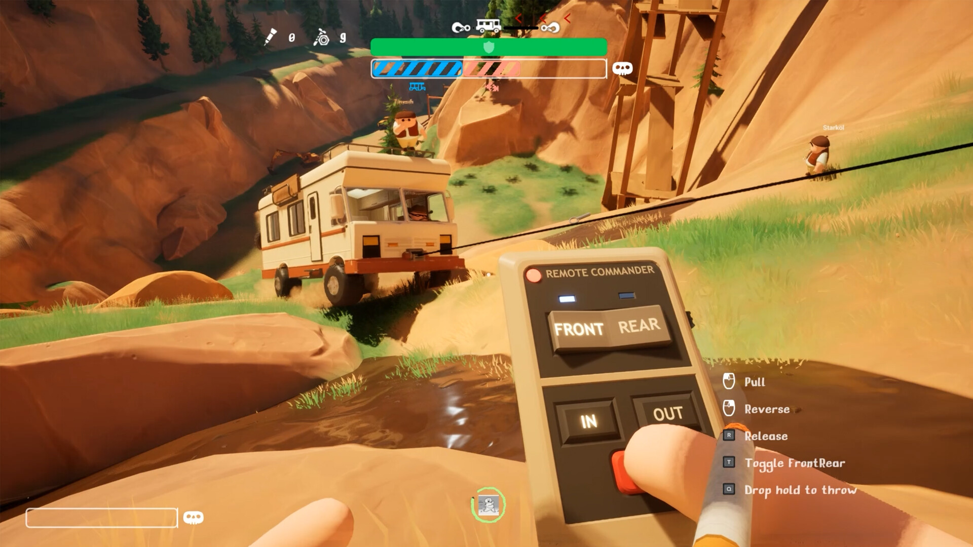 『RV There Yet?』が配信開始。キャンピングカーで渓谷からの脱出を目指す最大4人協力マルチゲーム_003