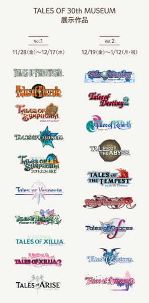 『テイルズ オブ』シリーズ30周年を記念した展覧会「TALES OF 30th MUSEUM」が開催決定_001