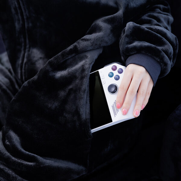 バウヒュッテの「ゲーミング着る毛布」新作「ダメ着ストレッチ HFD-HS26」登場_018