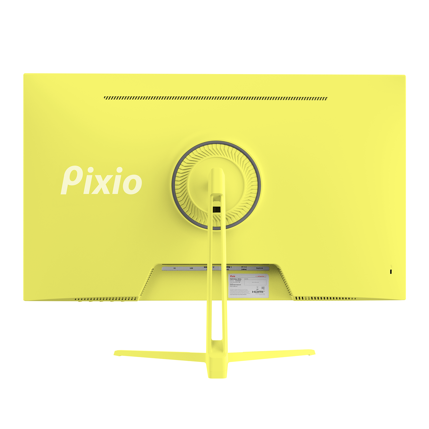 ピクシオのゲーミングモニターPX278 WAVEシリーズに新色のイエローが追加_005