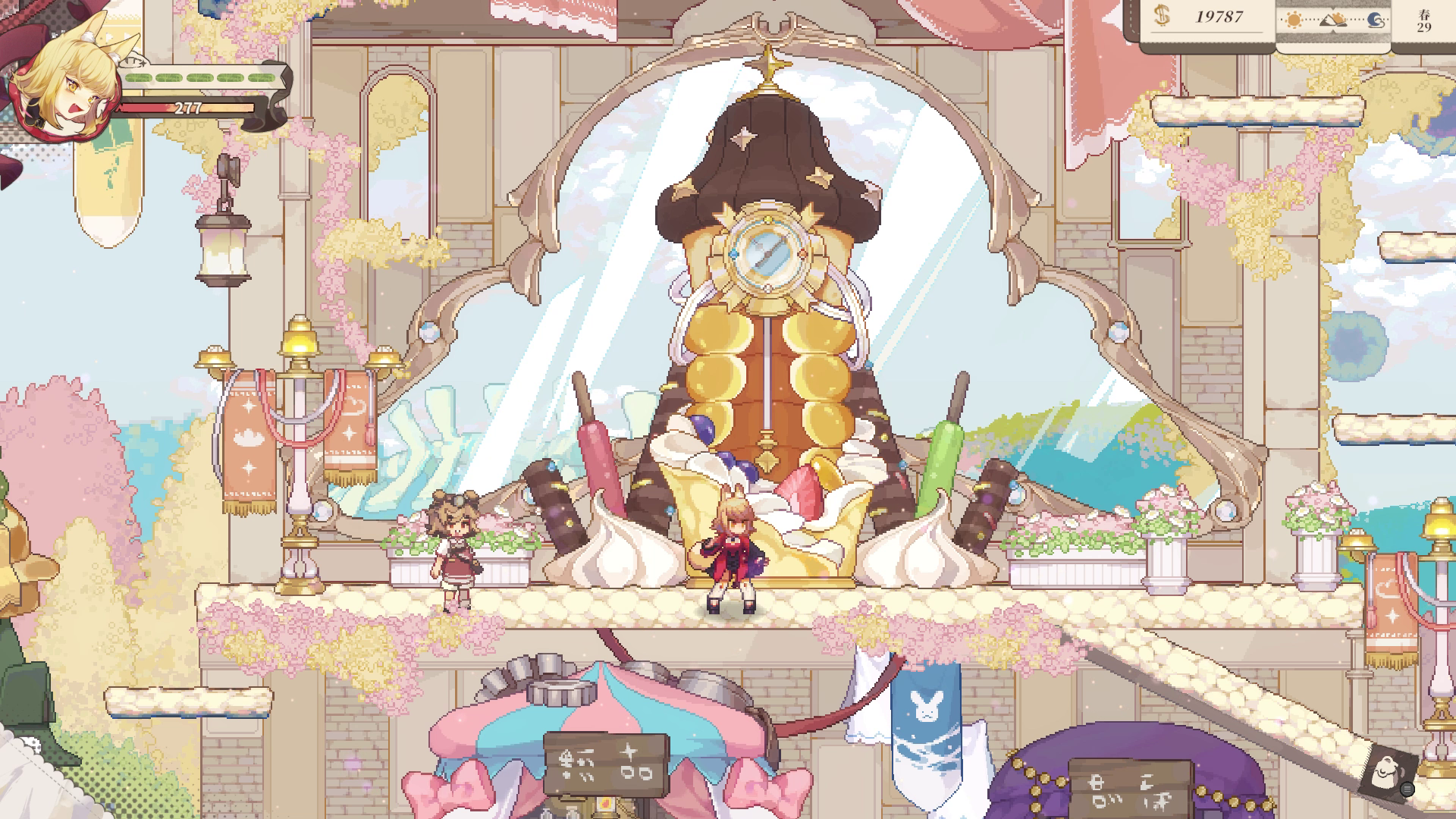 『アルタ』正式版が配信開始。キツネ耳の女の子がパン屋経営とダンジョン探索をする2Dドットアクションゲーム_022