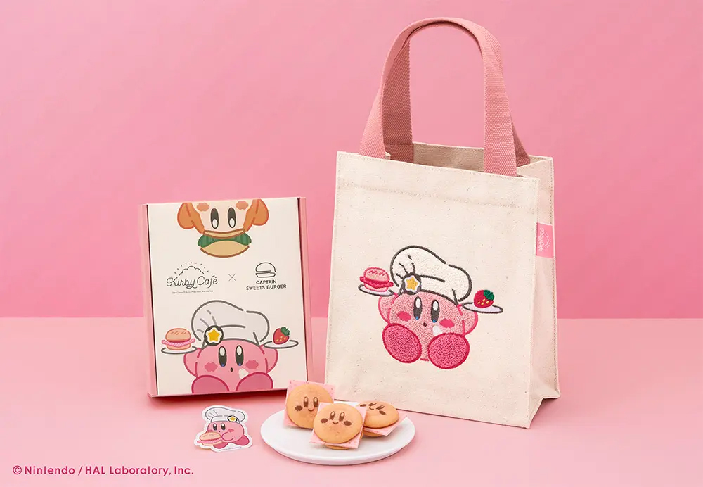 「キャプテンスイーツバーガー」と「カービィカフェ」のコラボスイーツから限定スクエアトートバッグセットが新登場_003