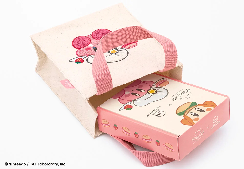 「キャプテンスイーツバーガー」と「カービィカフェ」のコラボスイーツから限定スクエアトートバッグセットが新登場_005