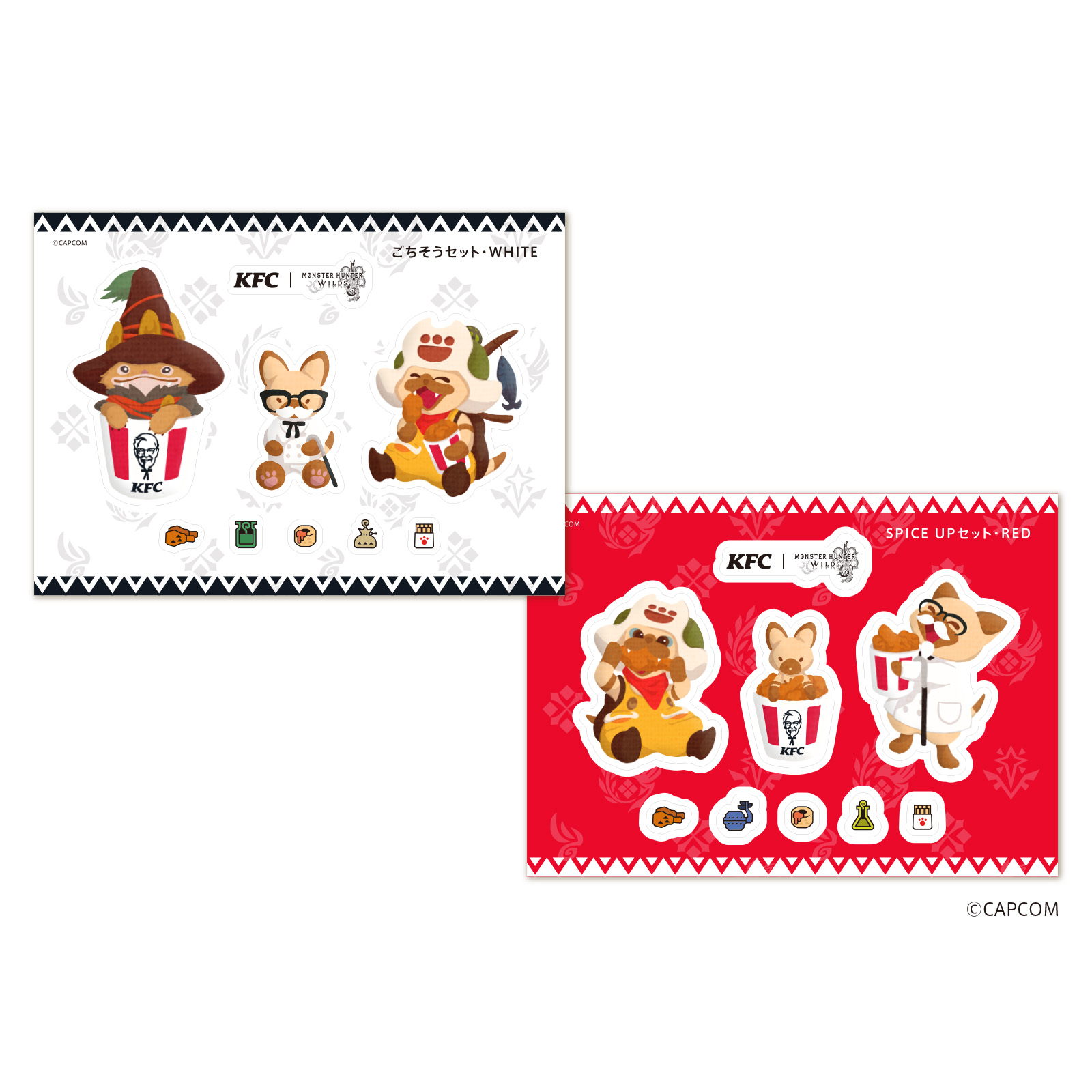 『モンハンワイルズ』と「ケンタッキー」のコラボが開催決定！ 「カーネルアイルー」のチャームがかわいい_003