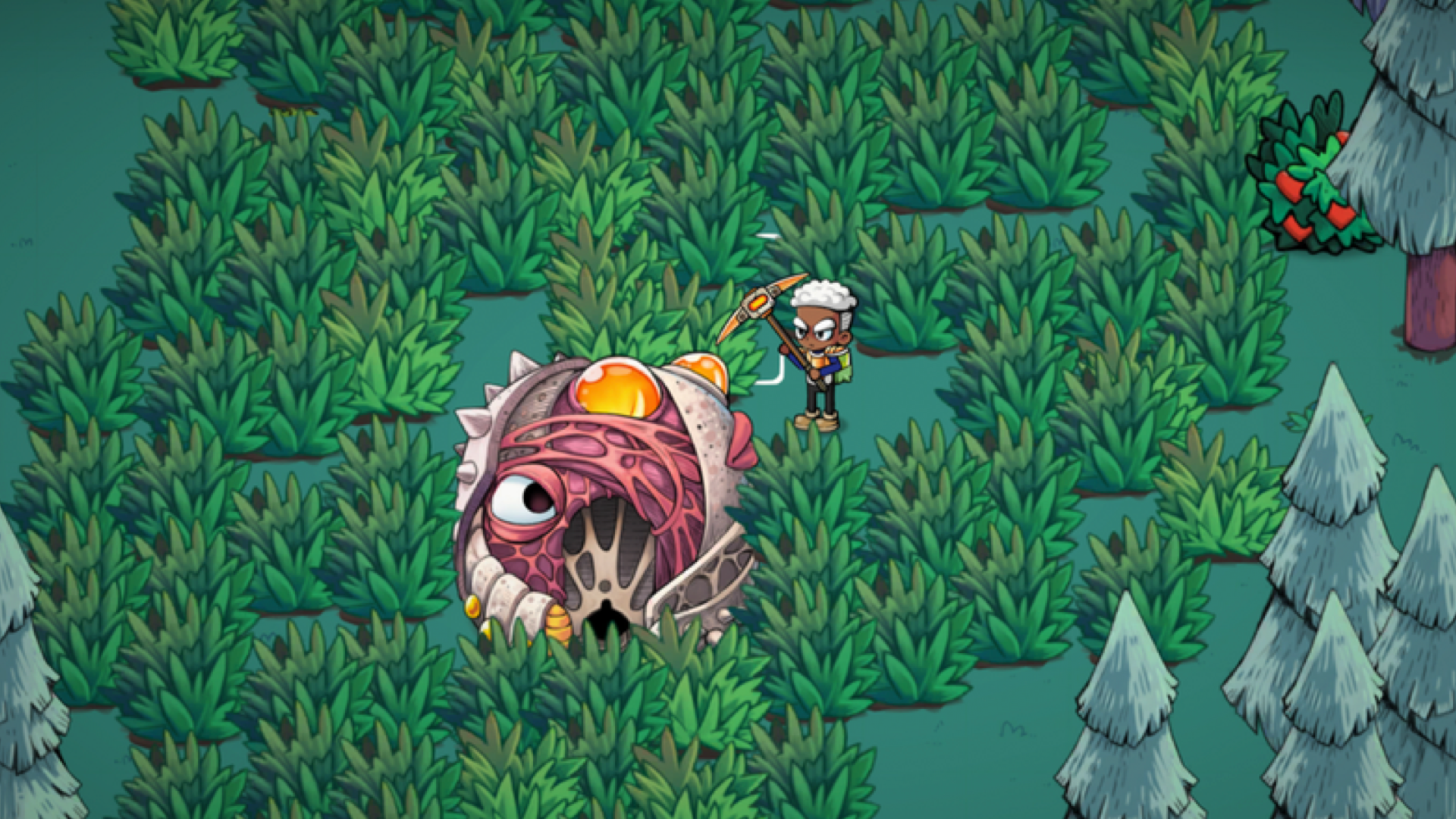 『異星開拓日記 Wonderia』体験版がSteamで配信開始。惑星を開拓する見下ろし視点のオープンワールドサバイバルクラフト_004