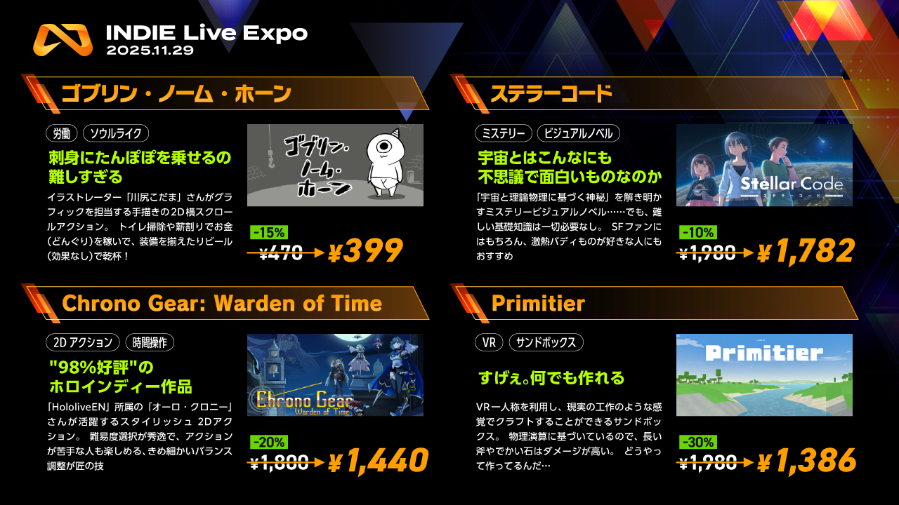 INDIE Live Expoセールが開催。ラインナップをまとめて紹介_004