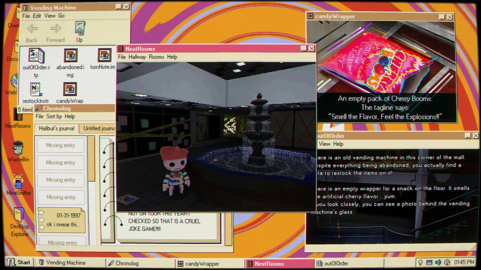 不気味なレトロPCから行方不明者の謎を追うサイコロジカルホラー『Desktop Explorer』Steam体験版が配信開始_003