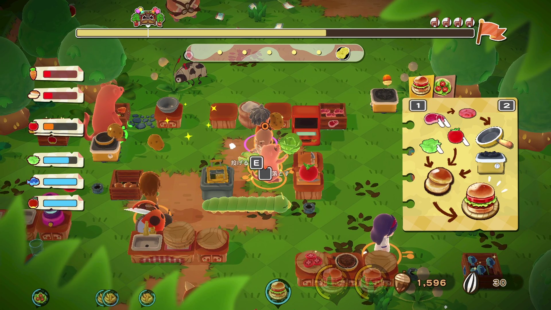 『リップルアイランド』レビュー・感想・評価：最大16人で遊べる協力型クッキングゲームを 