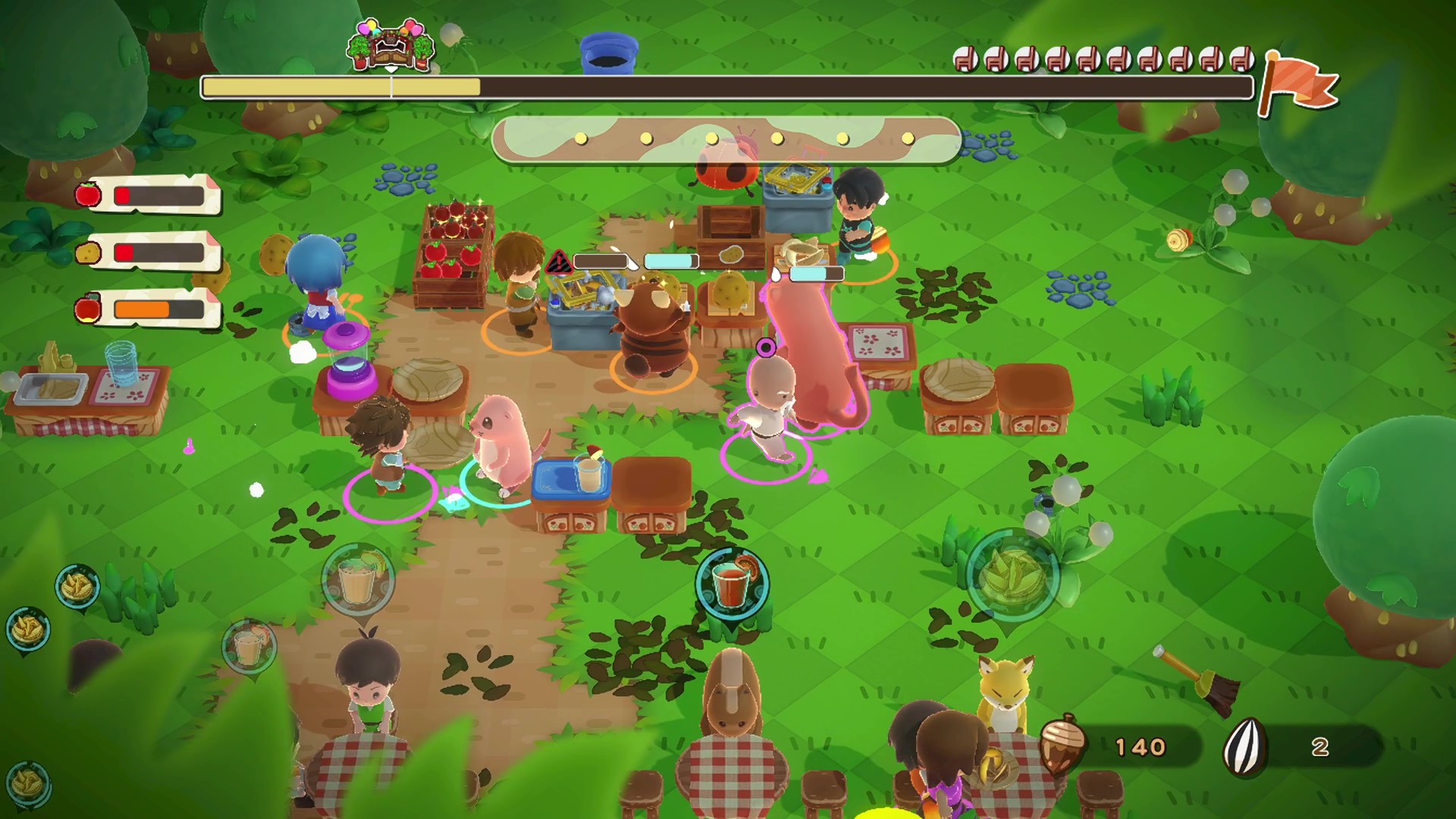 『リップルアイランド』レビュー・感想・評価：最大16人で遊べる協力型クッキングゲームを 