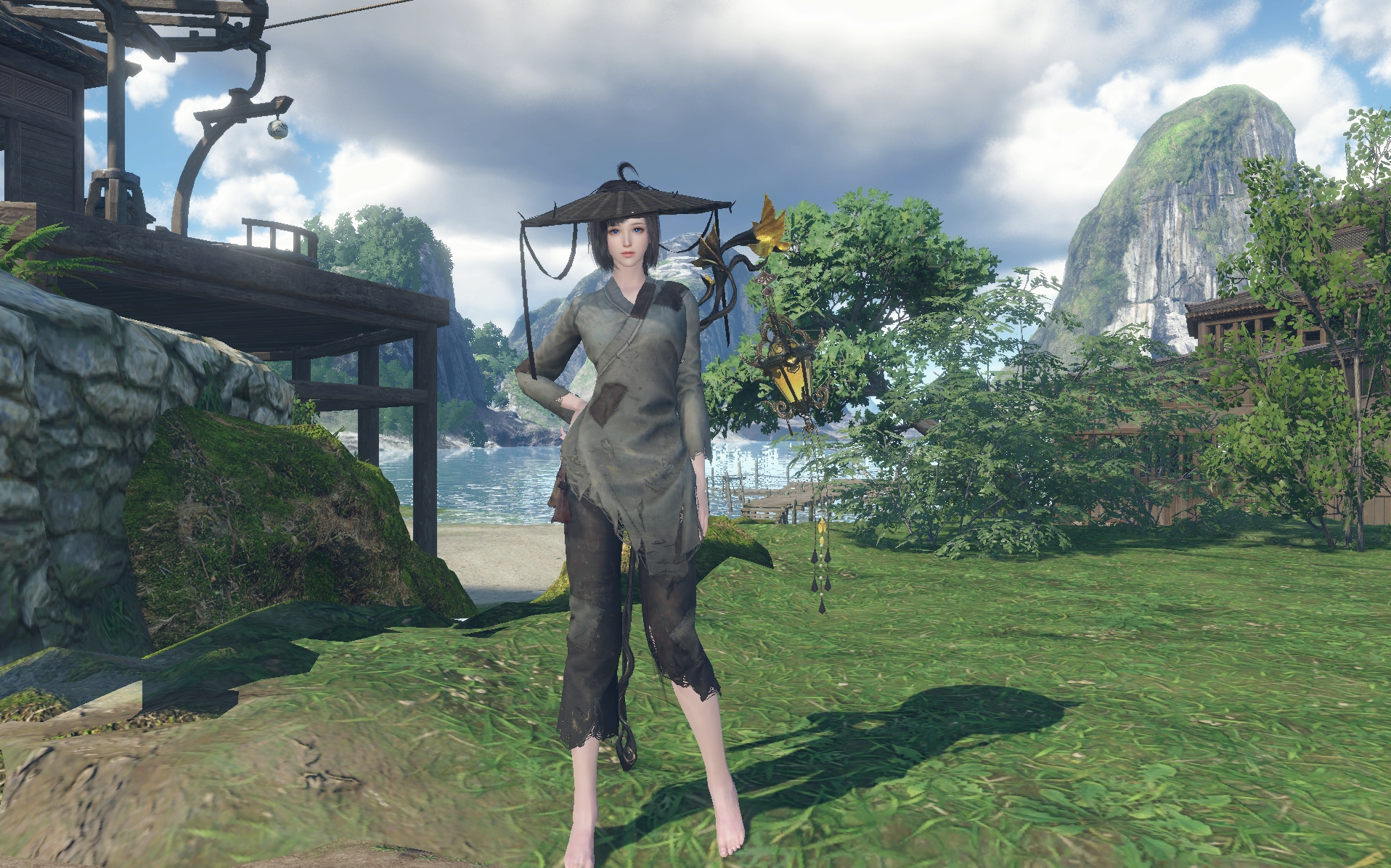 物乞い、家を建てる。何でもできるMMORPG『逆水寒』で一端の物乞いになれたので、ハウジングを楽しむ。_011