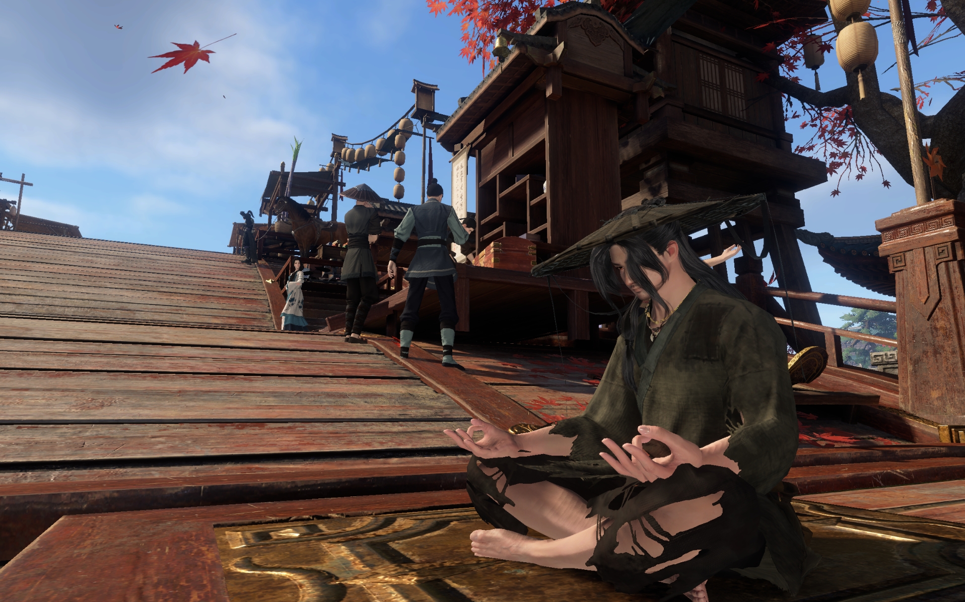 「100通りの生き方」があるMMORPG『逆水寒』が正式リリース。覗いてみたら「物乞い」が大量発生していた_020