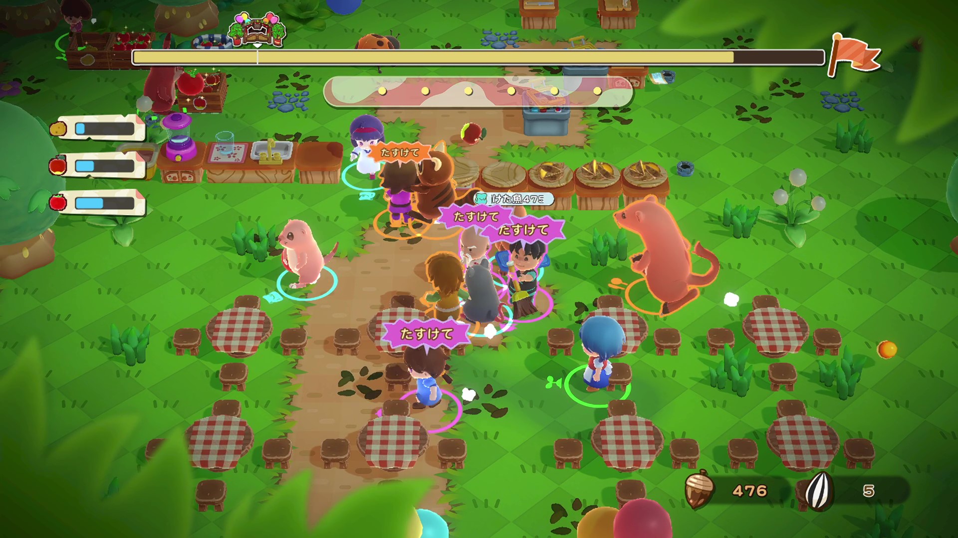 『リップルアイランド』レビュー・感想・評価：最大16人で遊べる協力型クッキングゲームを 