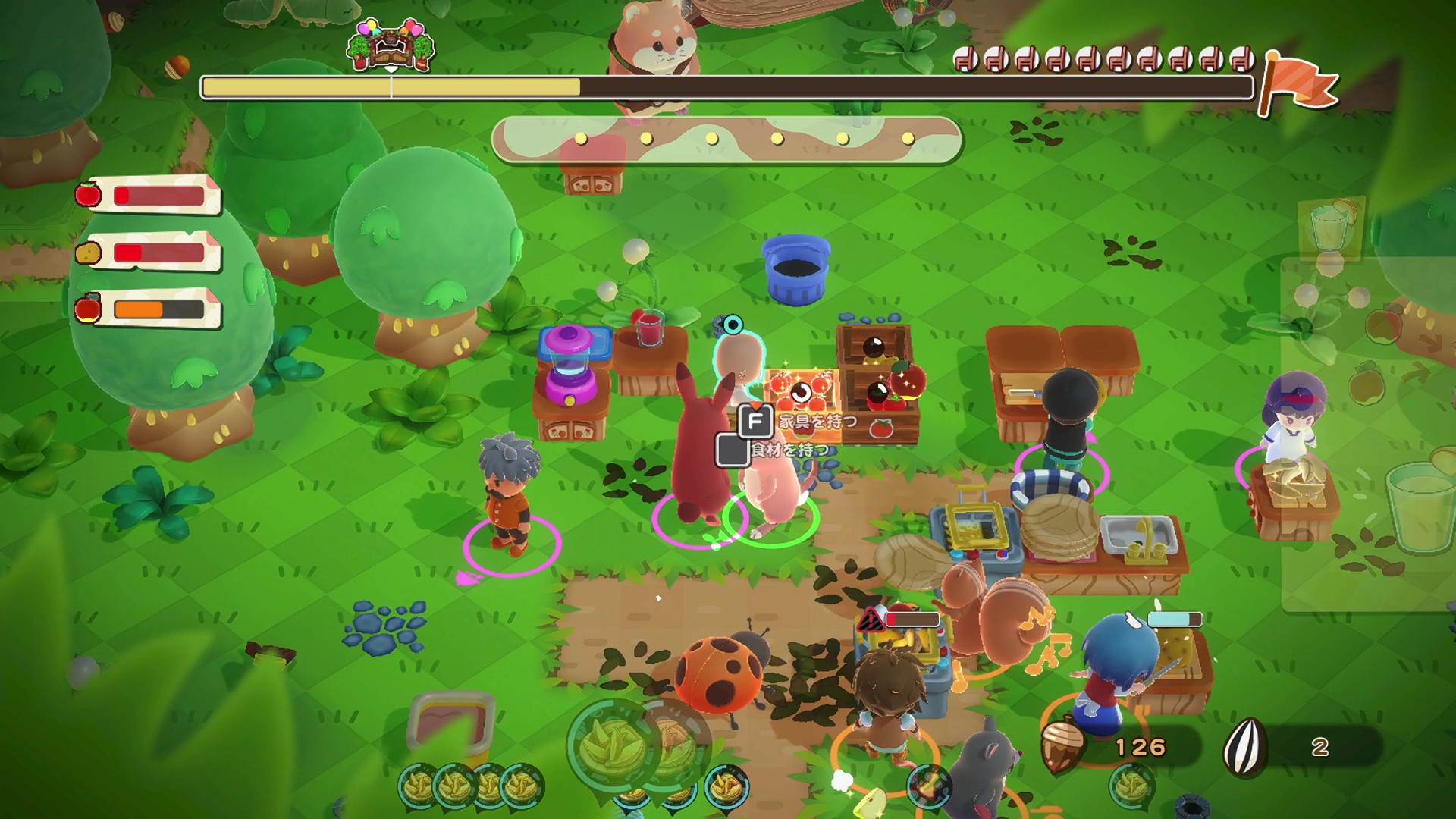 『リップルアイランド』レビュー・感想・評価：最大16人で遊べる協力型クッキングゲームを 