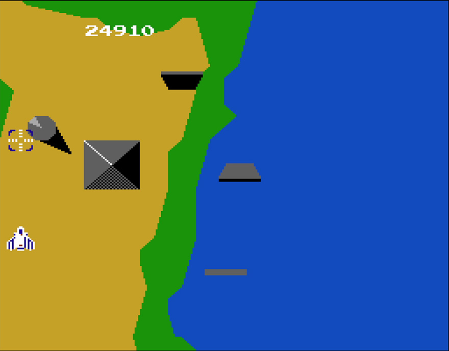 ファミコン版『ゼビウス』の発売日は1984年11月8日。空中と地上で武器を使い分けて戦う縦スクロールシューティング_003