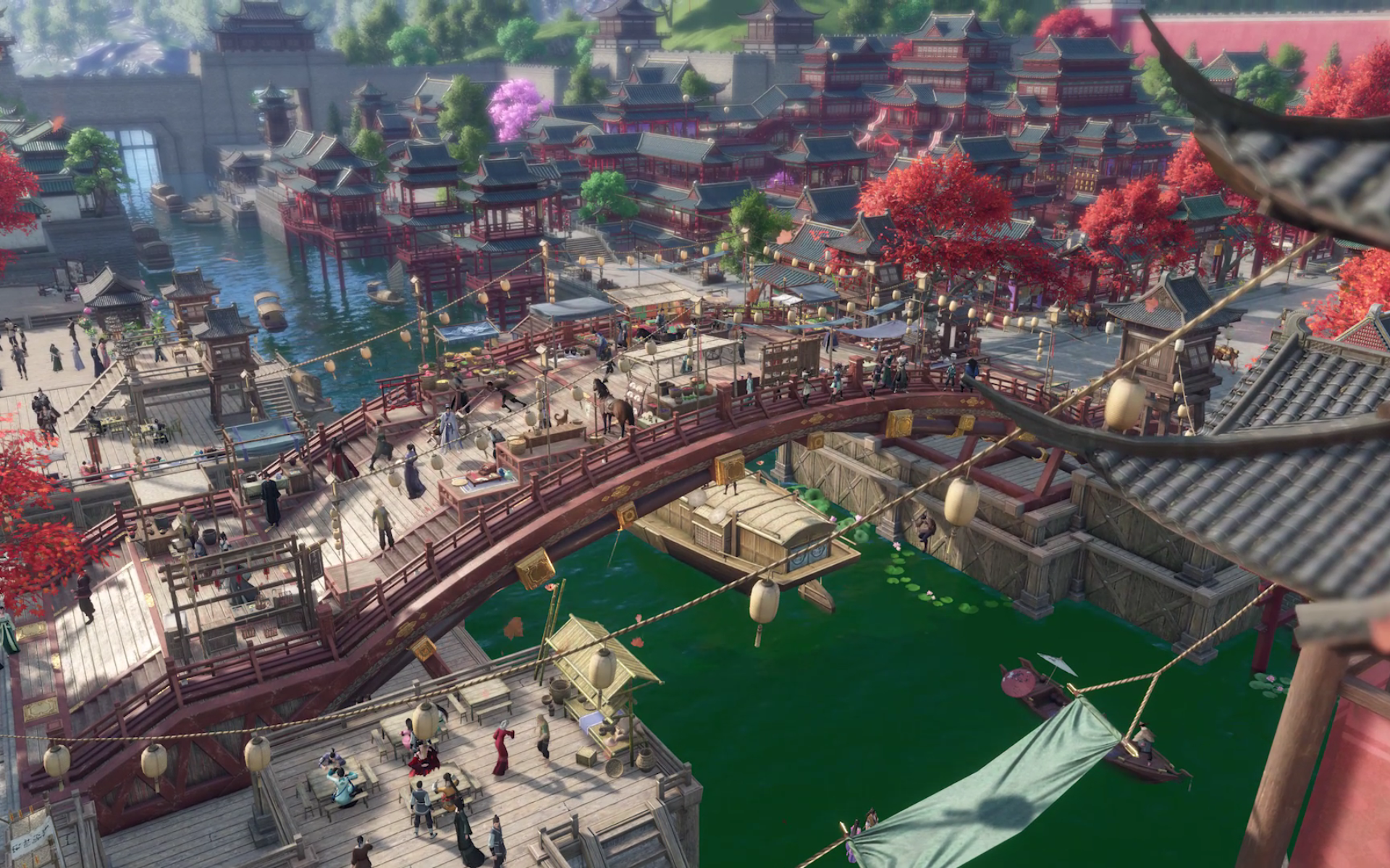 「100通りの生き方」があるMMORPG『逆水寒』が正式リリース。覗いてみたら「物乞い」が大量発生していた_019