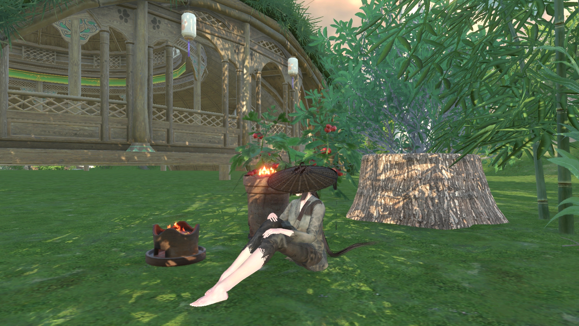 物乞い、家を建てる。何でもできるMMORPG『逆水寒』で一端の物乞いになれたので、ハウジングを楽しむ。_041