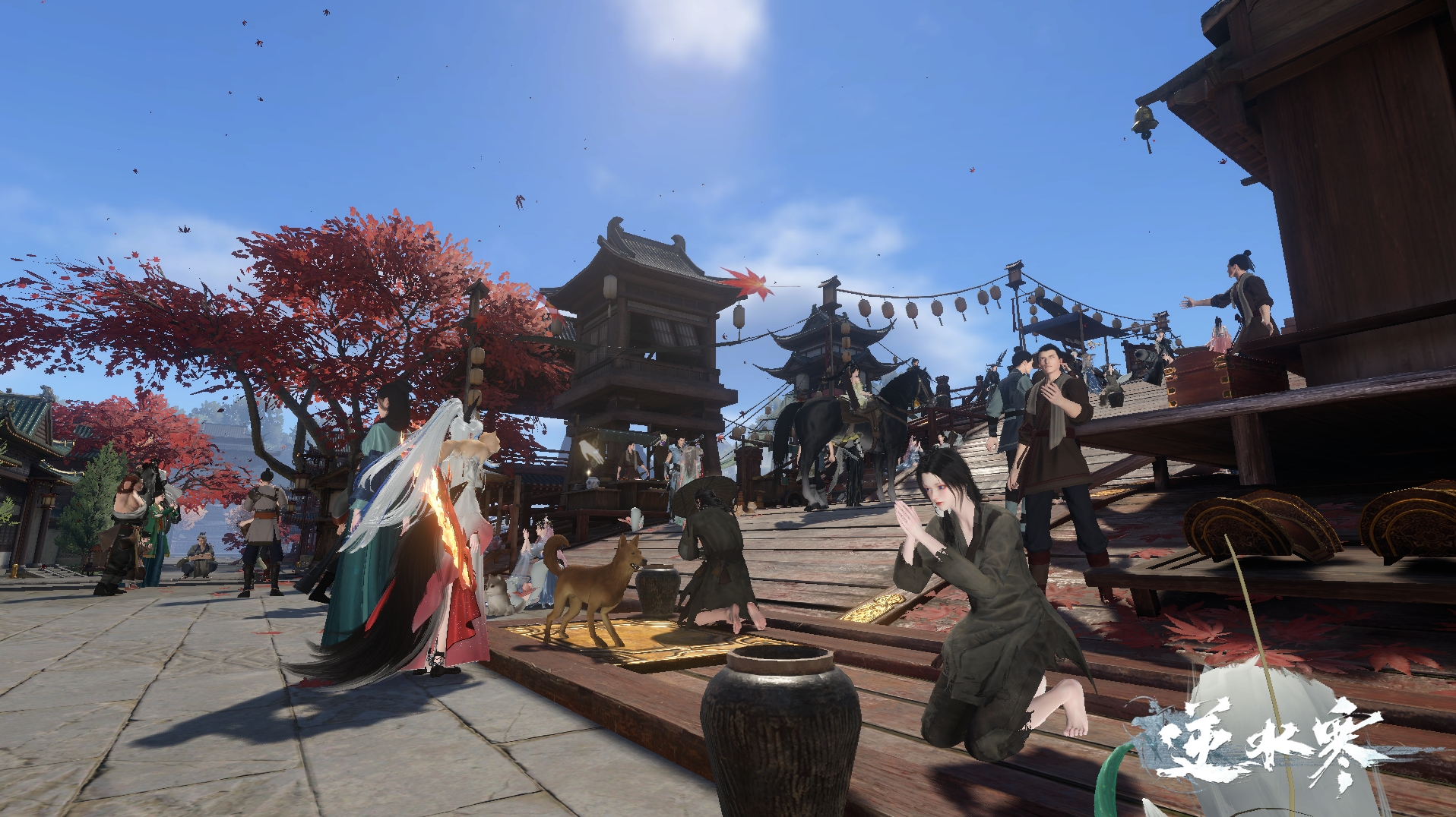 「100通りの生き方」があるMMORPG『逆水寒』が正式リリース。覗いてみたら「物乞い」が大量発生していた_004