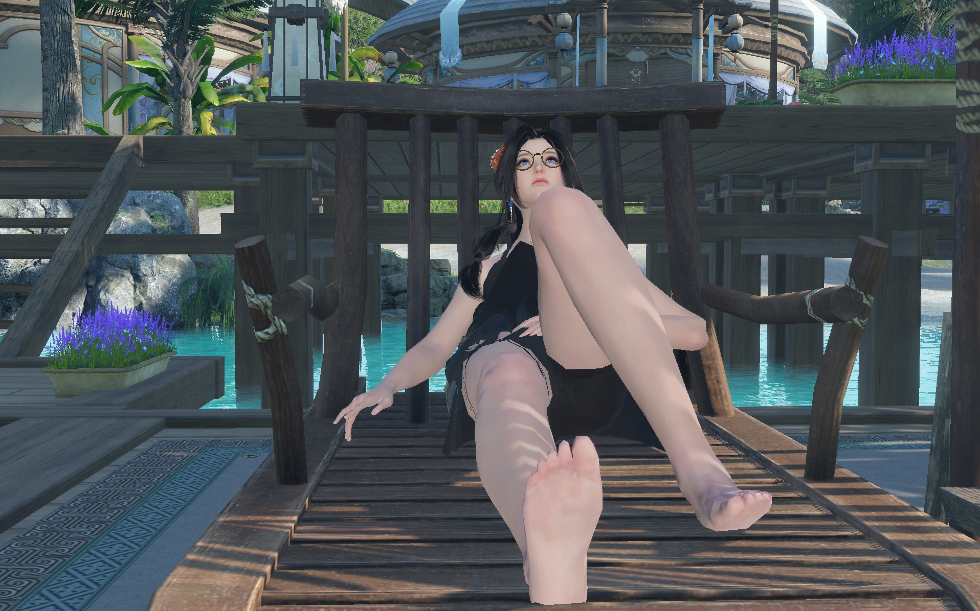 物乞い、家を建てる。何でもできるMMORPG『逆水寒』で一端の物乞いになれたので、ハウジングを楽しむ。_033