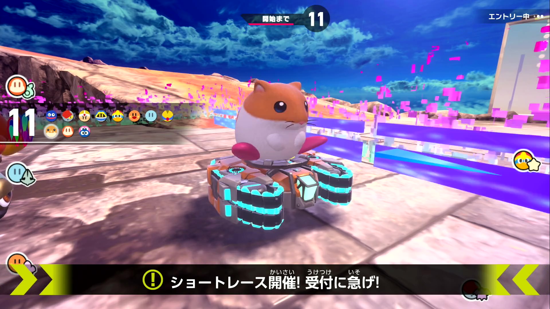 『カービィのエアライダー』製品版先行プレイ。「シティトライアル」を繰り返すうちに、妙に血の気が多くなる。もっとぶっ飛ばしたい！_017