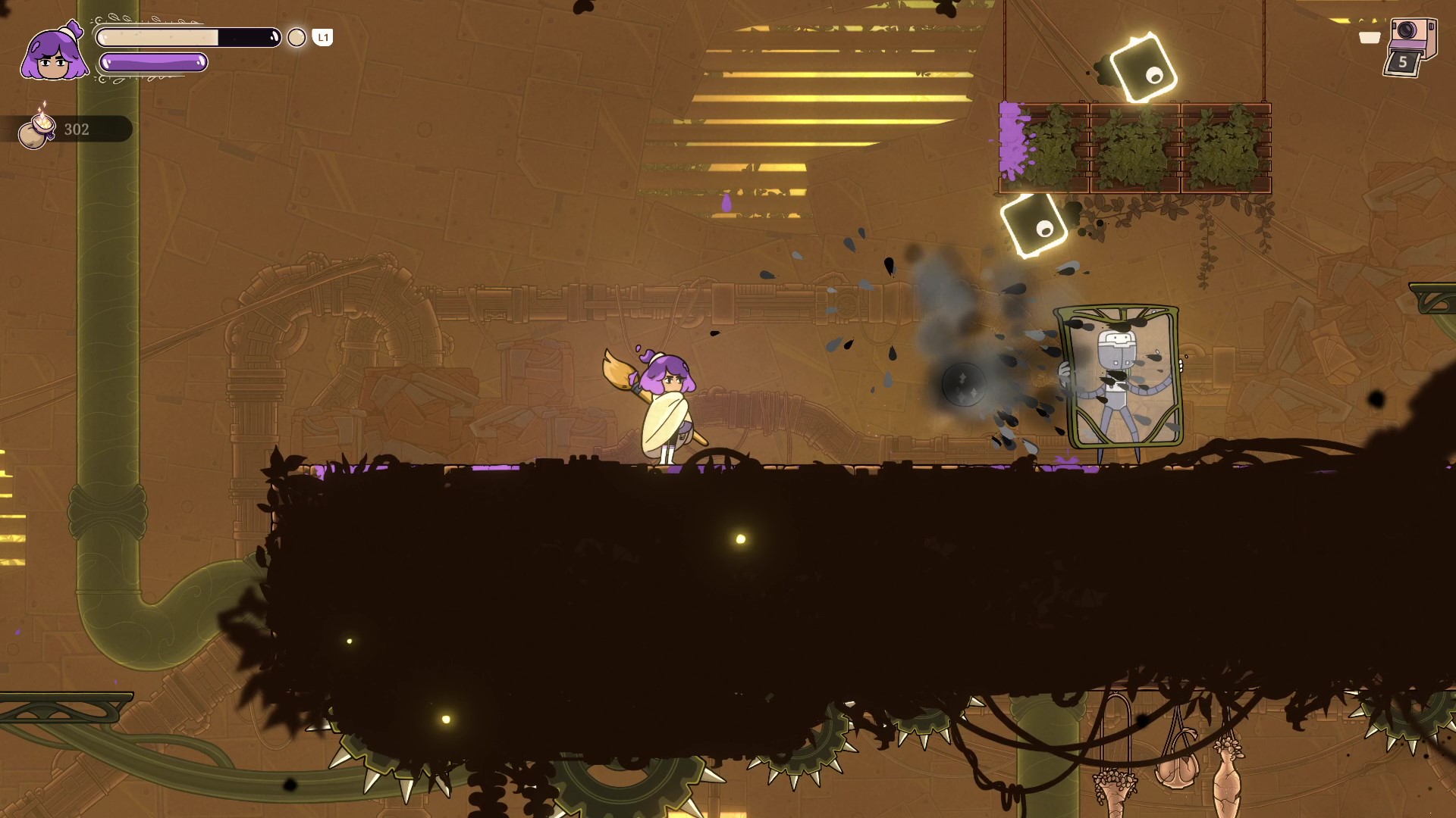 『Constance』レビュー・感想・評価｜かわいいのに辛い、限界社会人メトロイドヴァニア_004