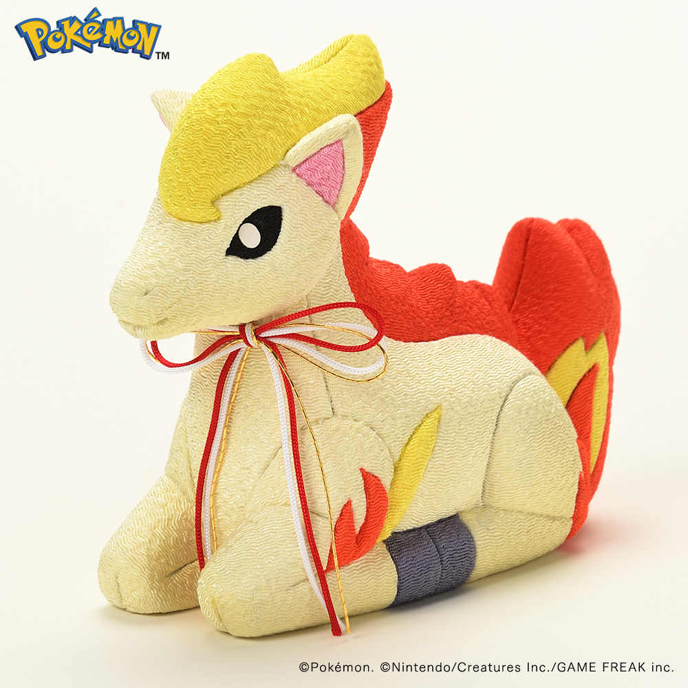 ひのうまポケモン「ポニータ」の“江戸木目込人形”が販売開始_002