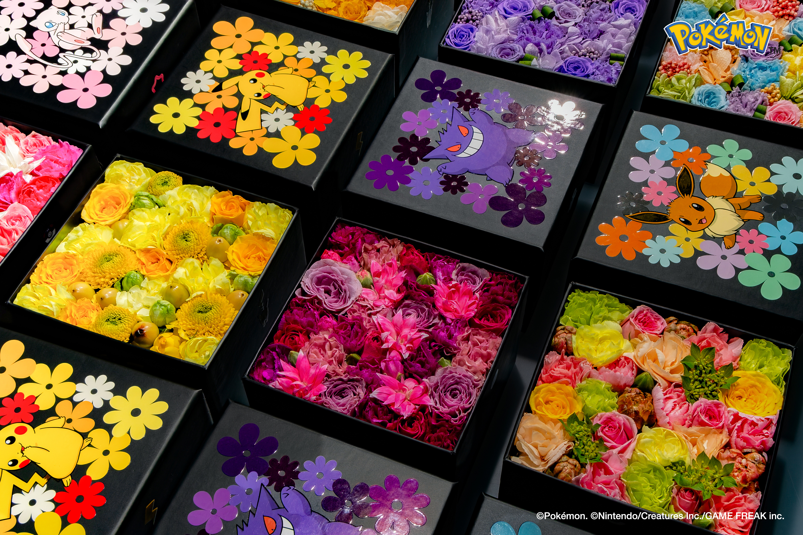『ポケモン』ピカチュウやゲンガーがデザインされたフラワーボックスが11月25日より発売決定_003