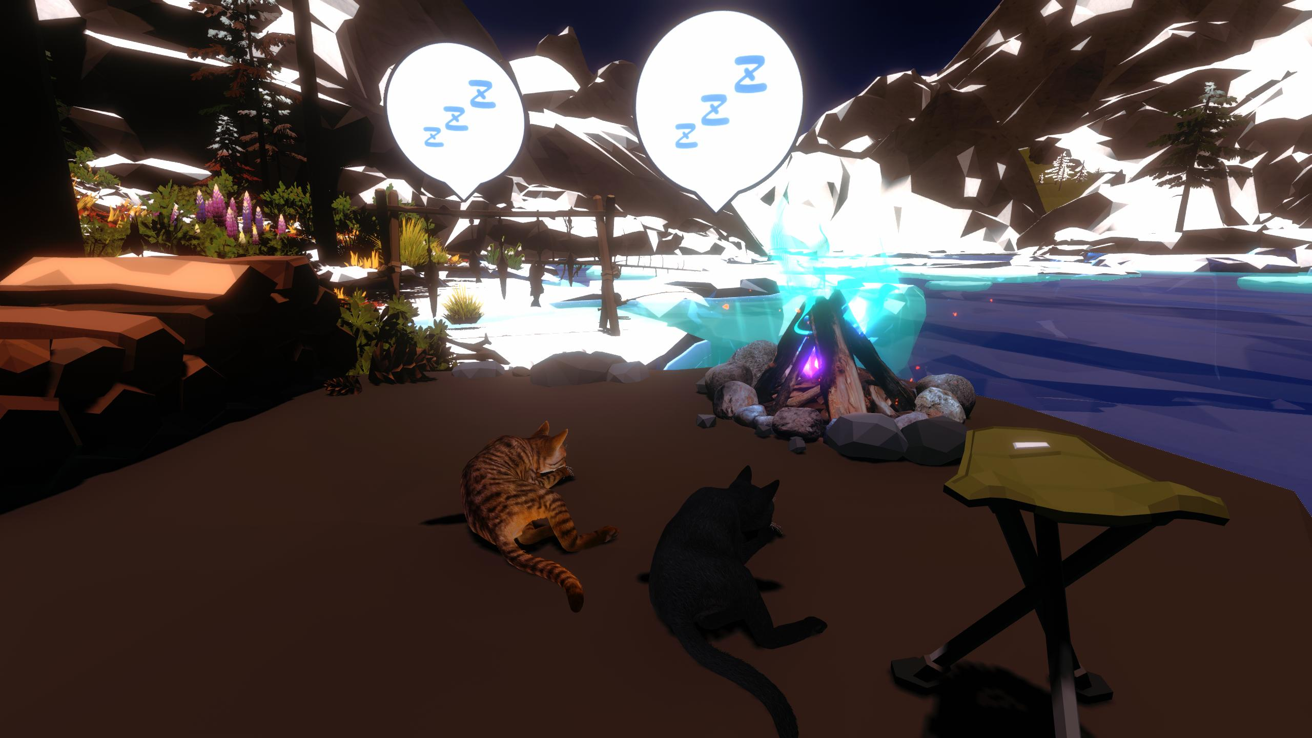 “他ソフトで作業する”ことでたき火を維持するクリッカーゲーム『たき火と猫』発表_002