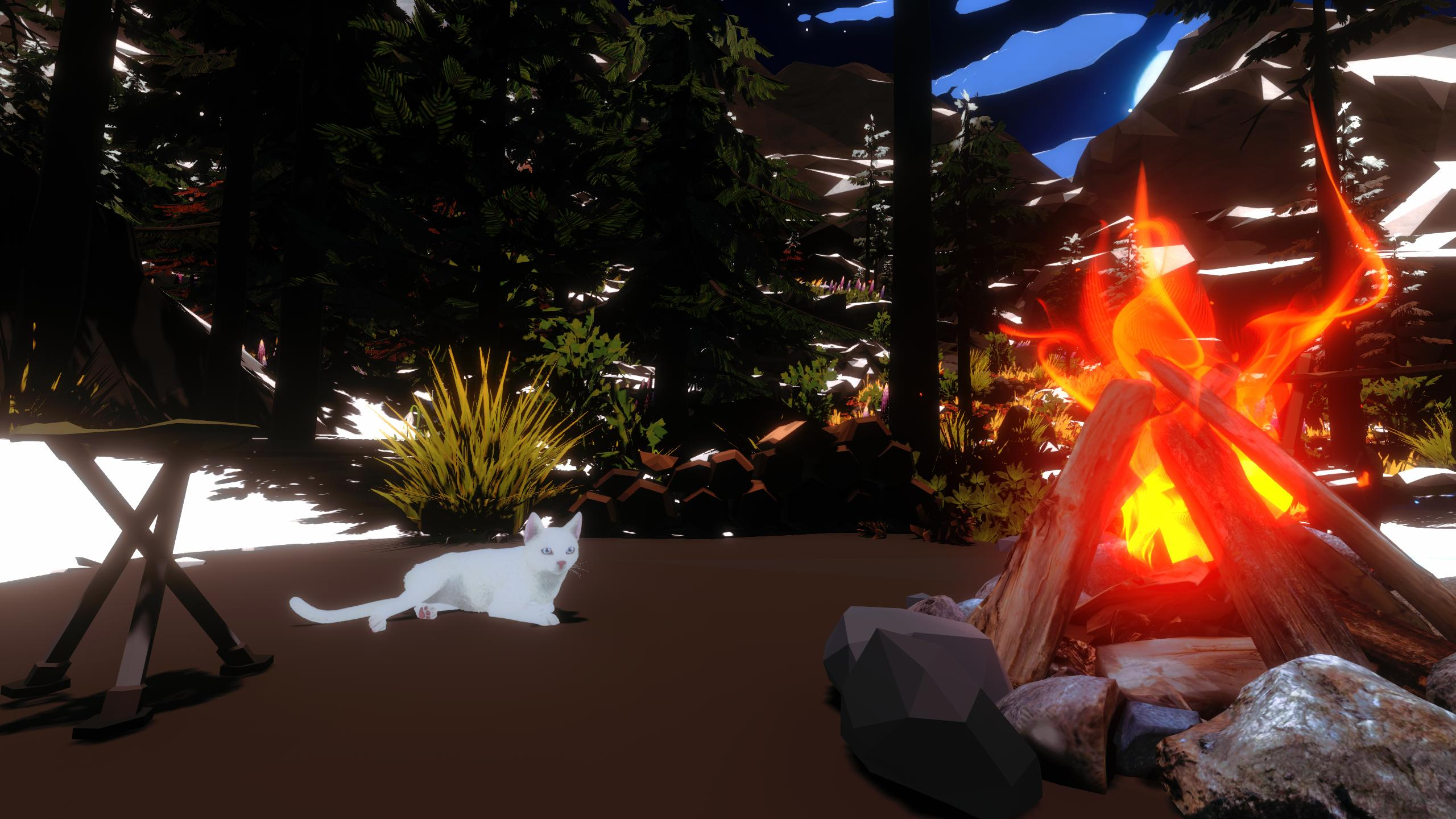 “他ソフトで作業する”ことでたき火を維持するクリッカーゲーム『たき火と猫』発表_001