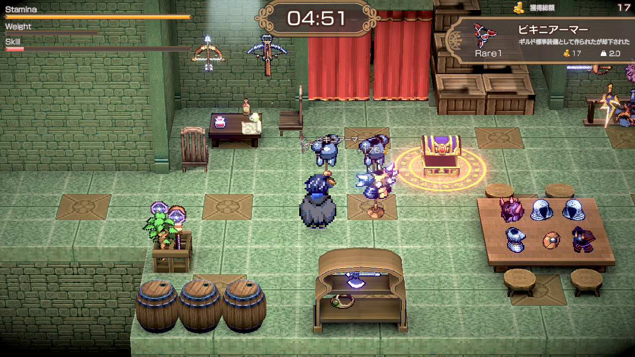 『BANDIT KNIGHT』新たな体験版が配信開始。正義の盗人としてありとあらゆるものを盗みまくるアクションゲーム_002