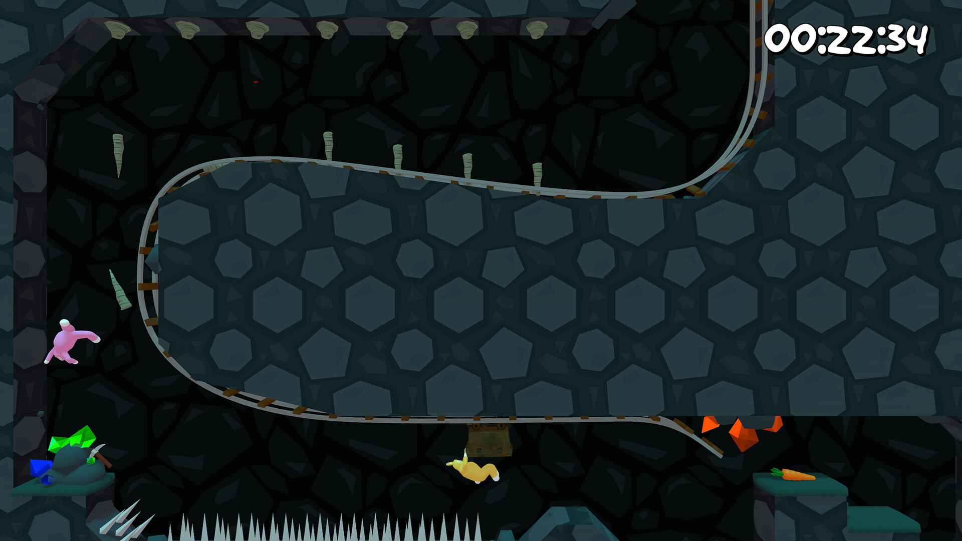 『Super Bunny Man』の50%オフセールがSteamで実施中。ウサギコスの男たちがゴールを目指すアクションゲーム_004