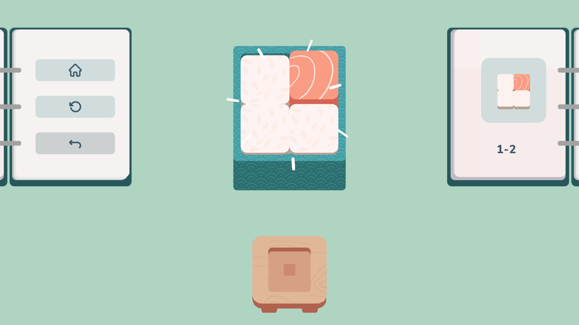 『インベントウ - inbento』Steamにて82%オフの104円でセール中。レシピ通りに食材を配置してお弁当を作るパズル_002