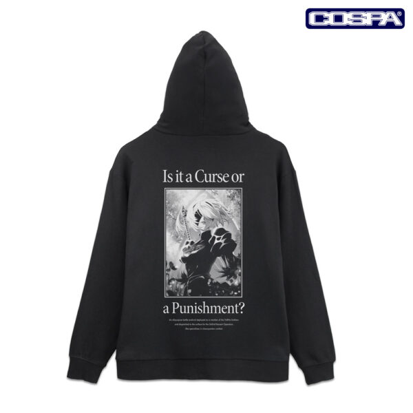 『ニーア』2Bのパーカーが登場。背面には「これは呪いか それとも罰か」のキャッチコピーが_003