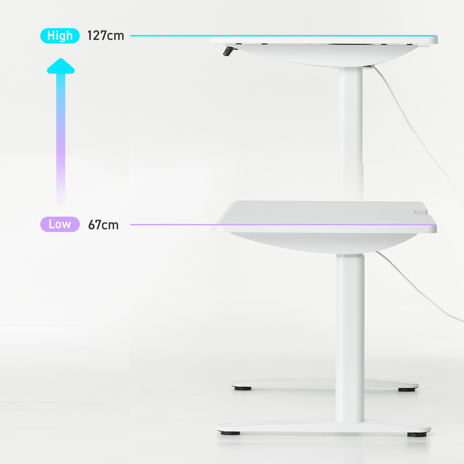 「ゲーミングデスク 1200mm 電動昇降」は、AmazonなどのPixio販売店にて予約販売中_004