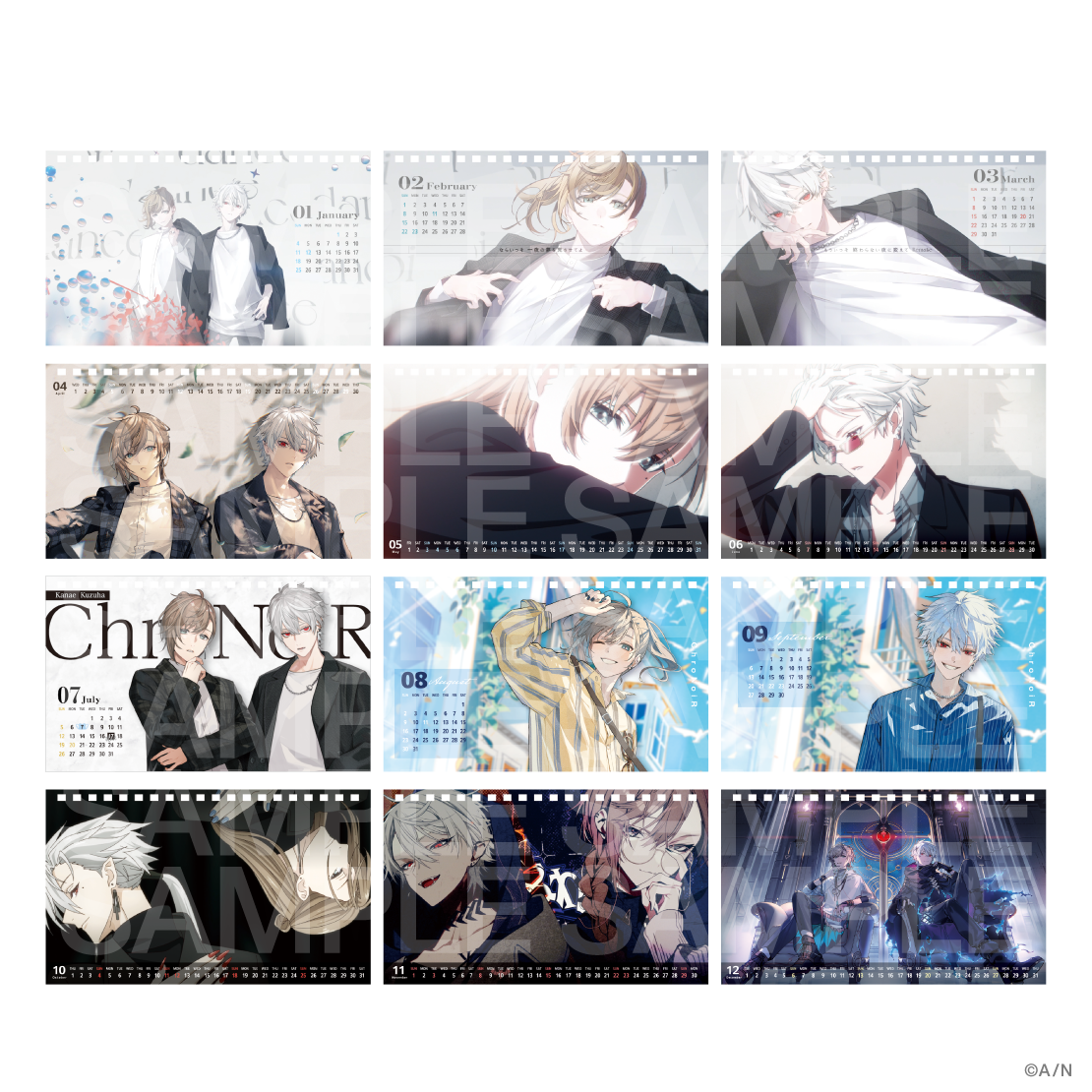 にじさんじ『Unit Selection Calendar 2026』が11月21日に発売決定_004