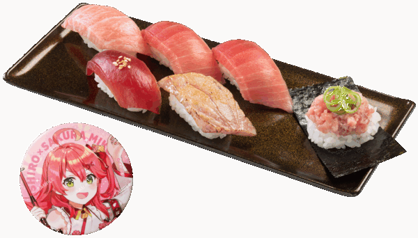 スシローとホロライブ「さくらみこ」さんとのコラボが11月19日より全国のスシローにて実施決定_011