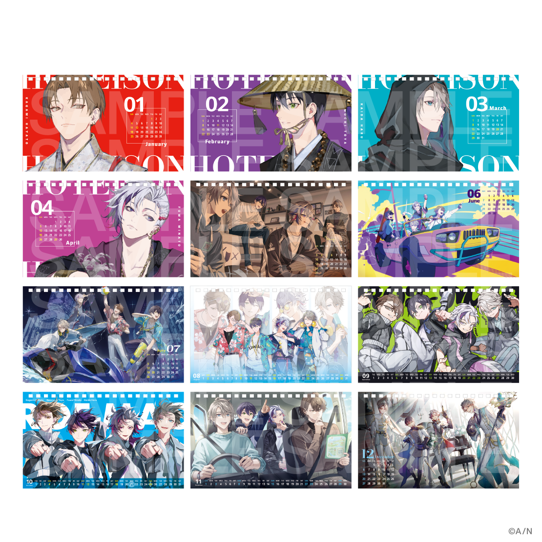 にじさんじ『Unit Selection Calendar 2026』が11月21日に発売決定_006