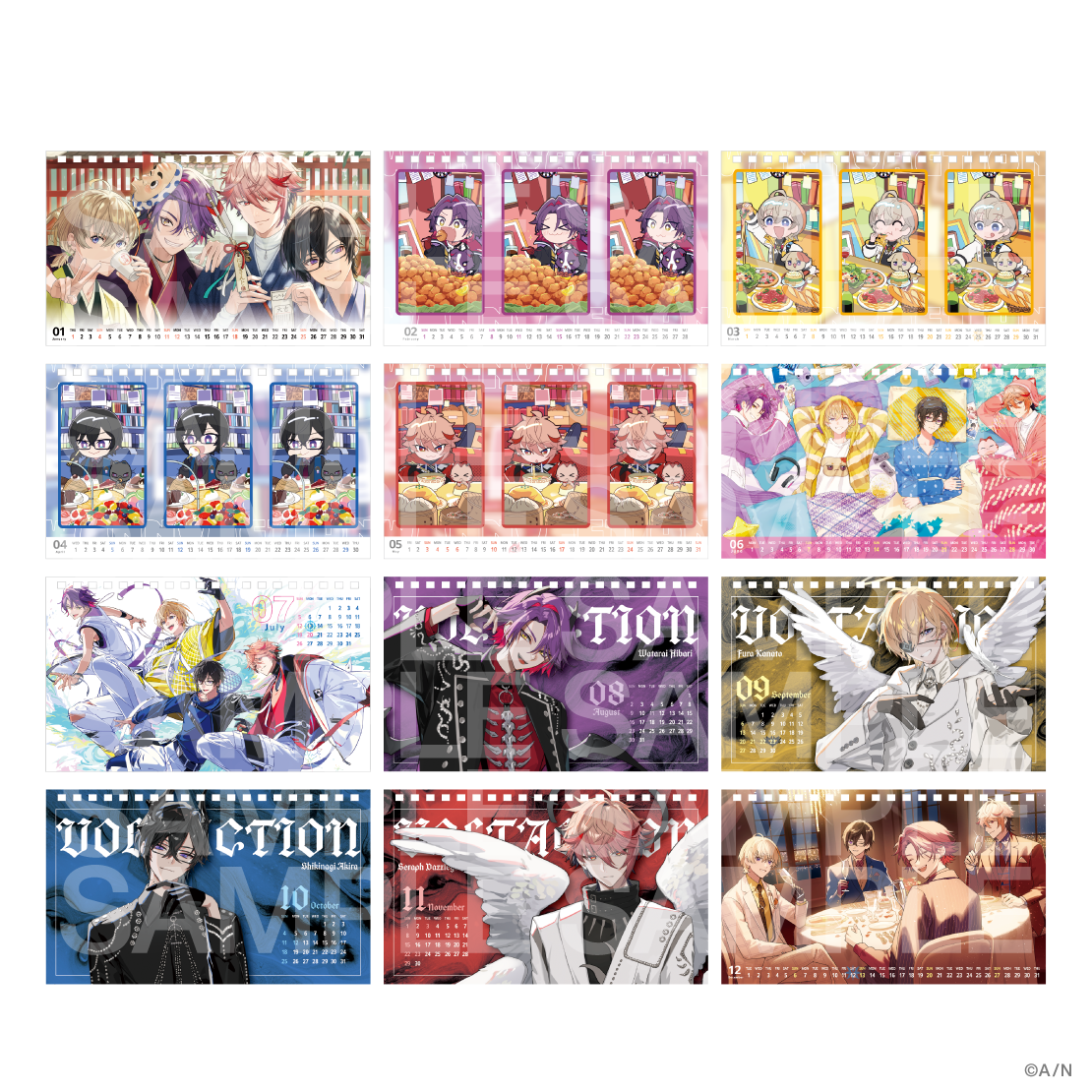 にじさんじ『Unit Selection Calendar 2026』が11月21日に発売決定_008