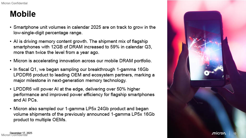 Crucialから撤退の米マイクロン、メモリ不足は2026年以降も継続との見通し。2026年度第1四半期の決算を発表_003