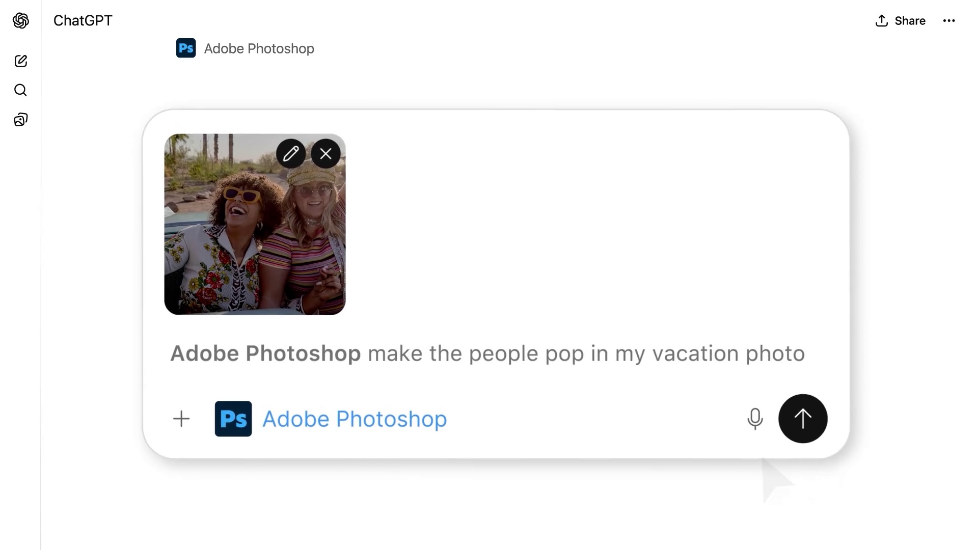 Chat GPT上でPhotoshopが利用可能に。「この画像の背景をぼかすのを手伝って」のように指示するだけ_001