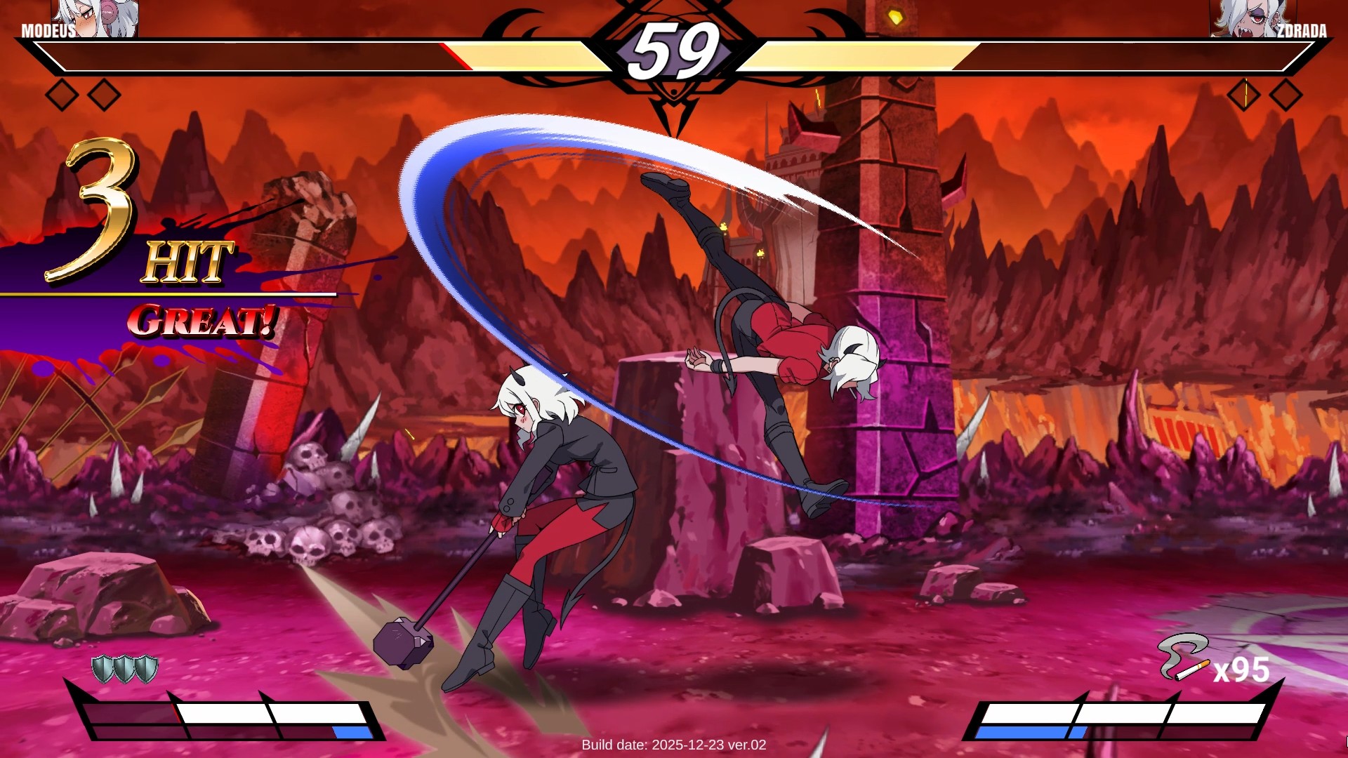 『Helltaker』二次創作格闘ゲーム『Hellversus』の無料体験版がitch.ioにて12月25日14時に公開_005