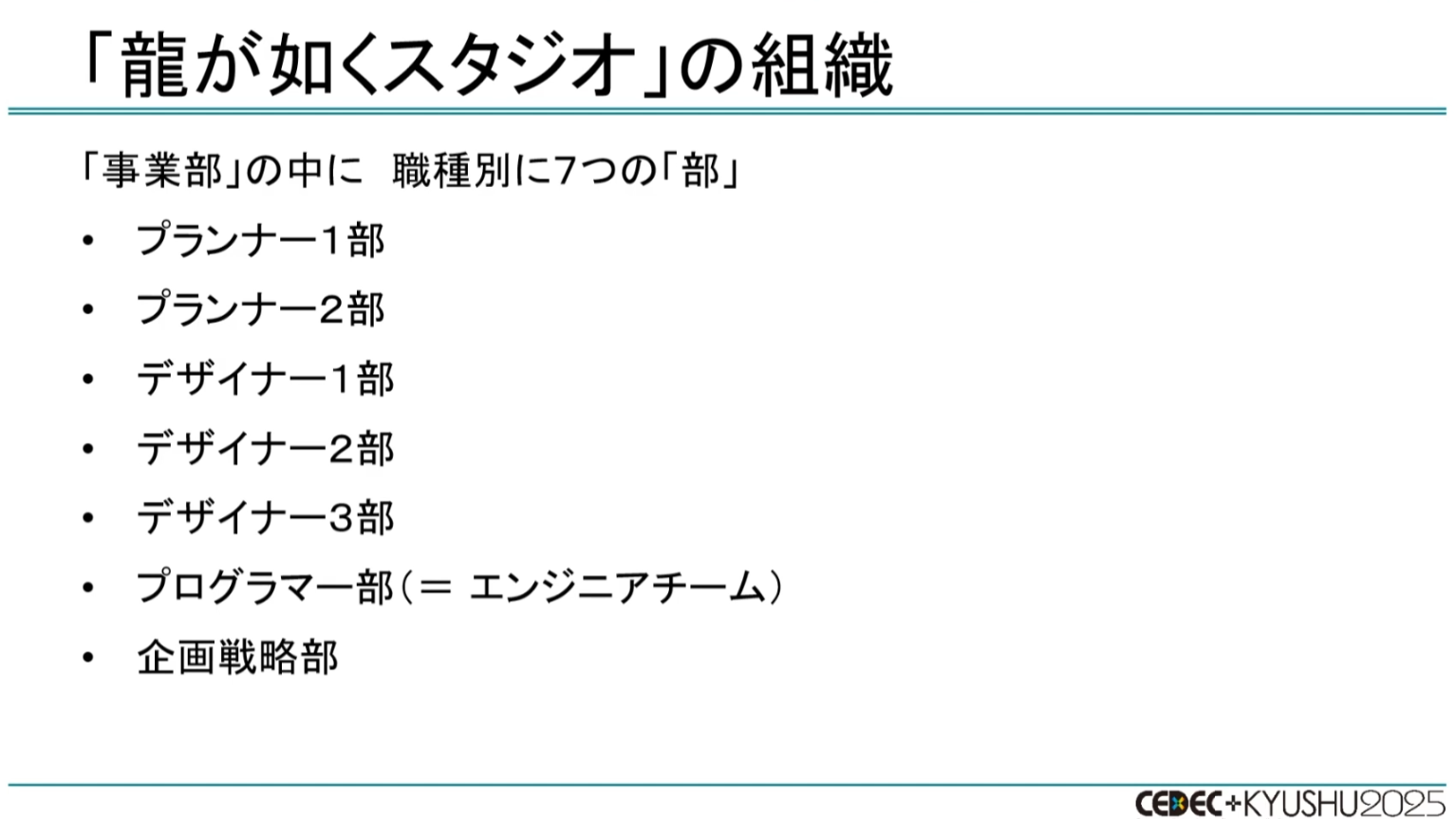 CEDEC+KYUSHU 2025『龍が如く』の“効率がよすぎる”開発環境を制作者が語る_037