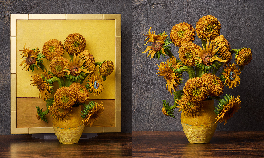 ゴッホ『ひまわり』の塗装済み可動フィギュアが2026年8月に発売へ_001