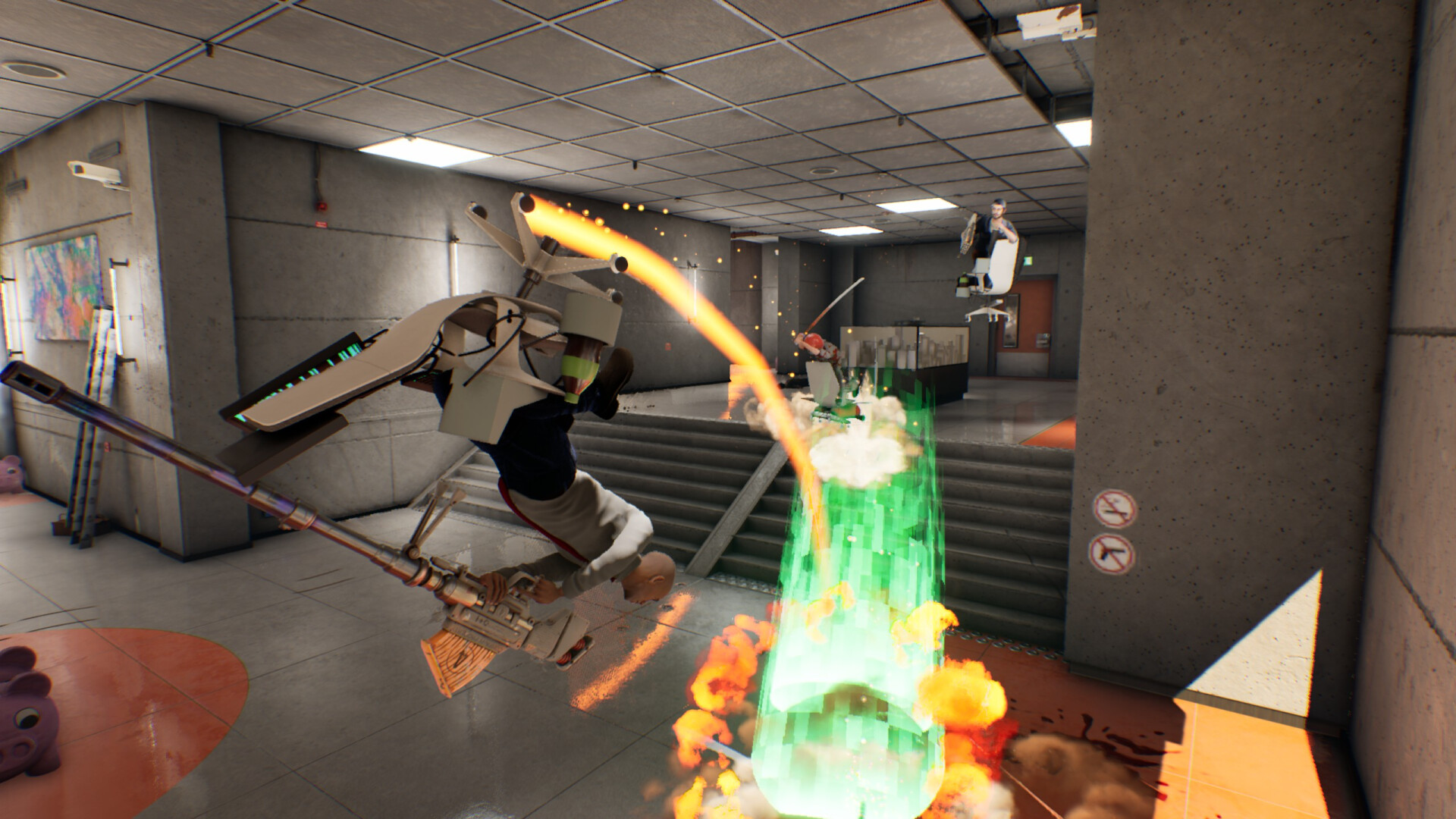 『Last Man Sitting』発表。“オフィスチェア”に乗って戦うTPS_003