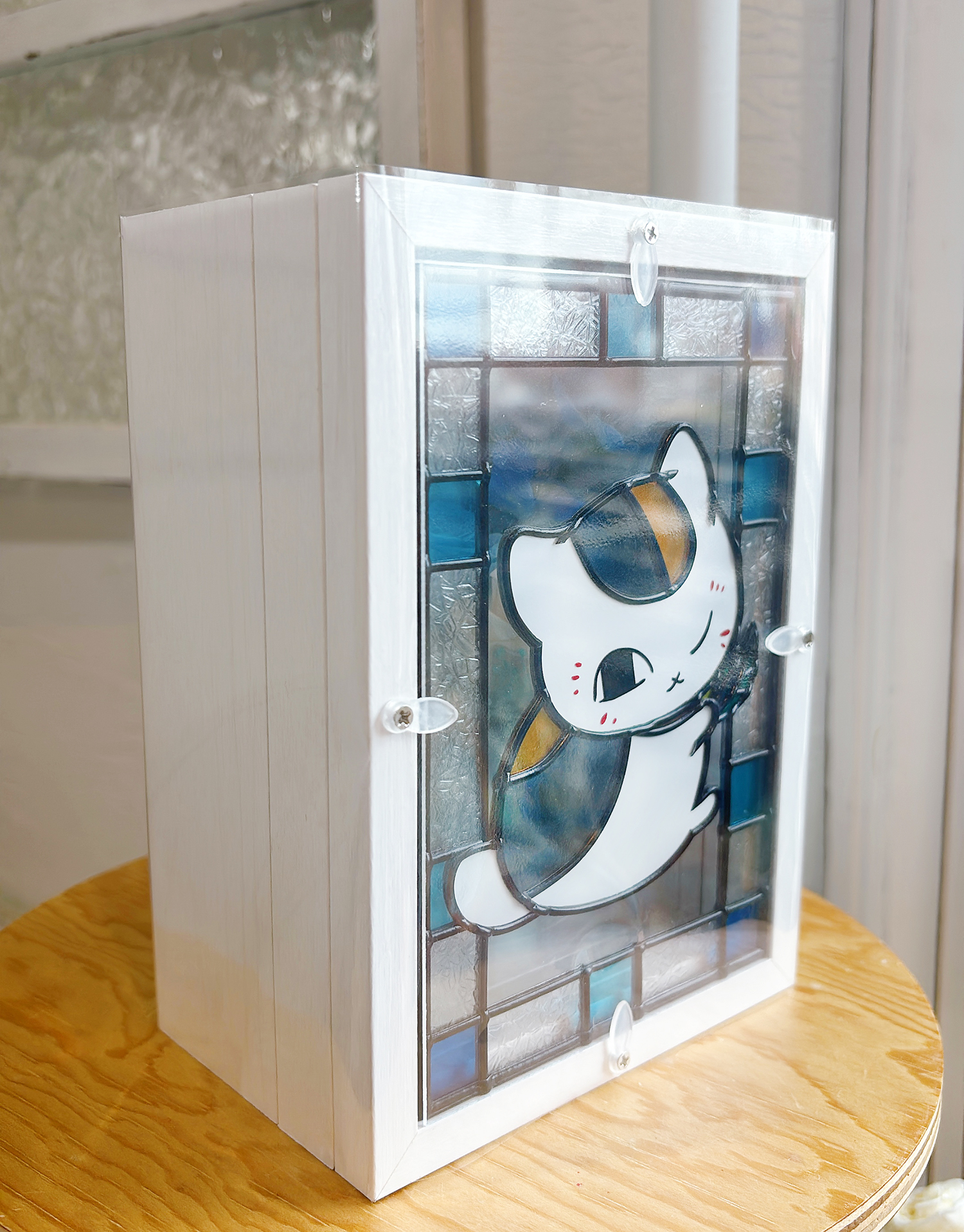 「夏目友人帳 ニャンコ先生のグラスアートと花束のセット」を発売_003