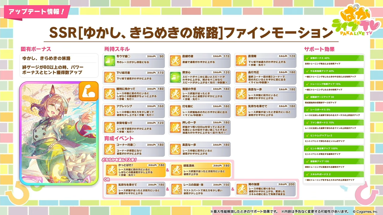 『ウマ娘 プリティーダービー』新ウマ娘「キセキ」発表。CVは星希成奏さん_006