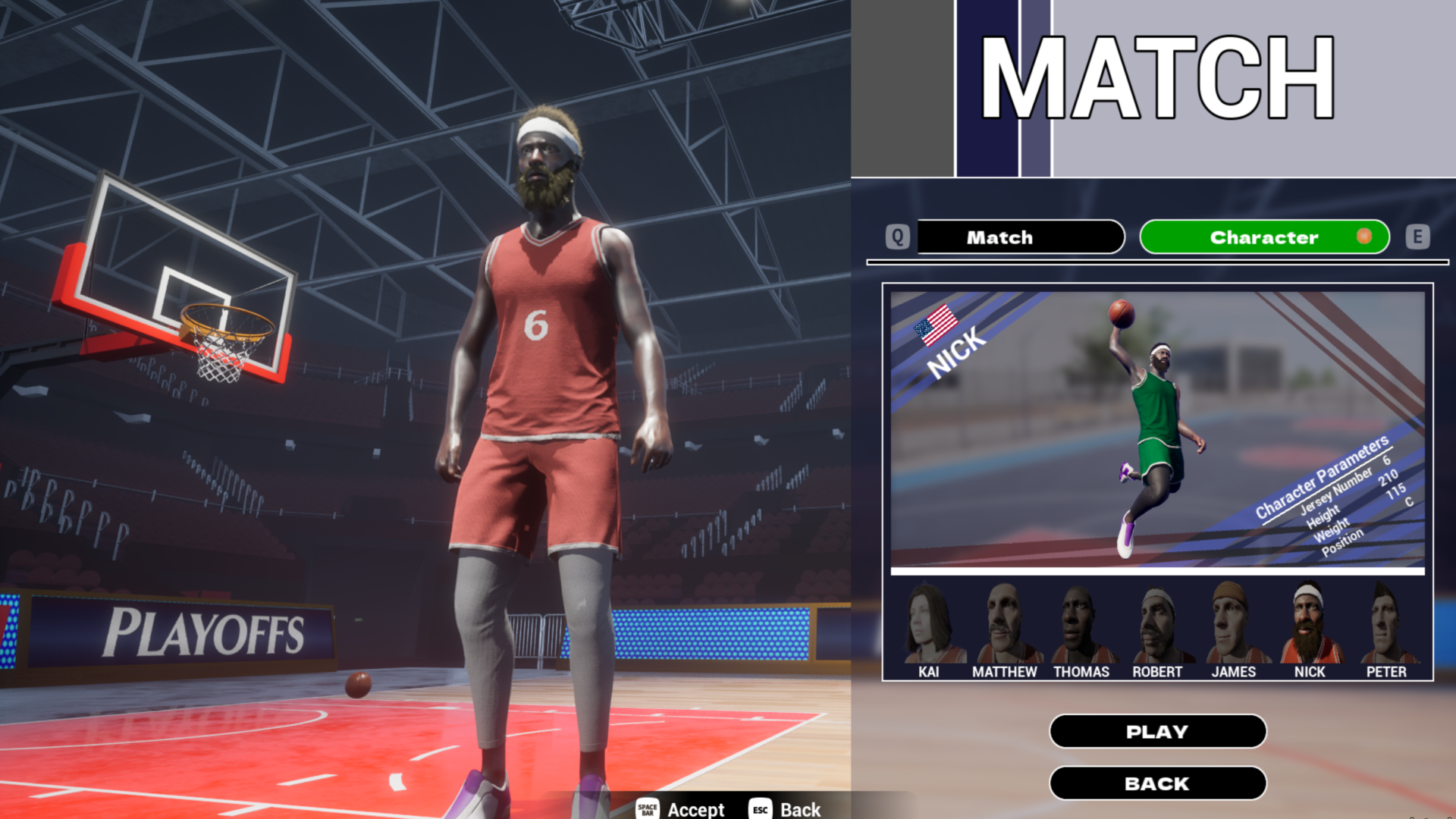 『Third Person Basketball Court』アーリーアクセス版が、1月16日にSteamにてリリース_003